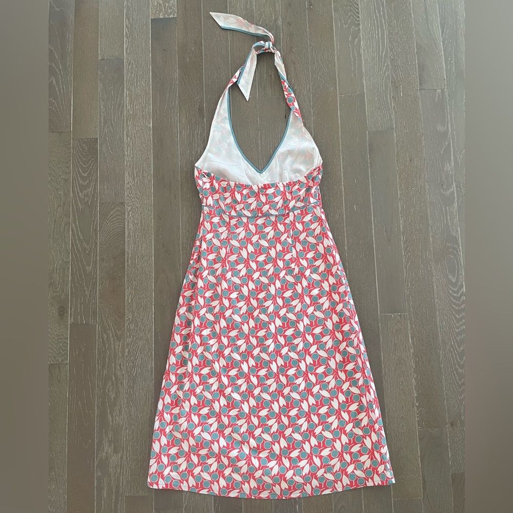 Boden 100% Cotton Halter Floral Dress 10L - Picture 4 of 6